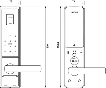 Khóa điện tử EL9000 – TCS 912.05.360